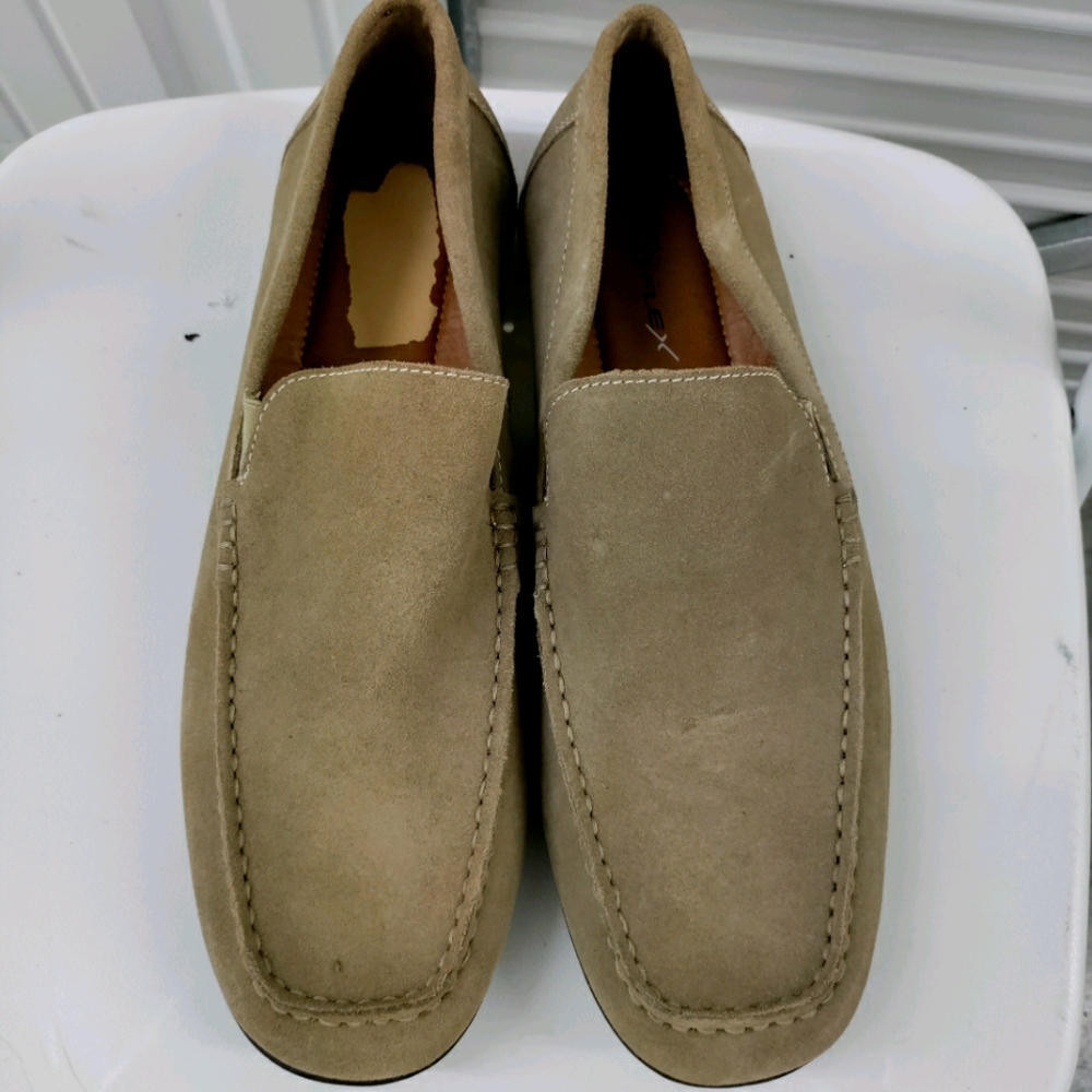 Alfani Men's tan suede loafers